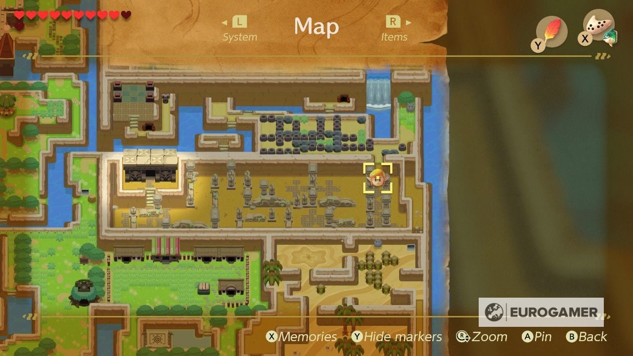 Zelda Link's Awakening Ancient Ruins, Armos Knight boss strategy